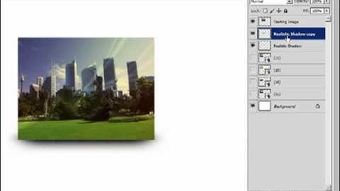 How to create a realistic Photo Shadow, Web Box Shadow, Slider Shadow with my Photoshop Actions
