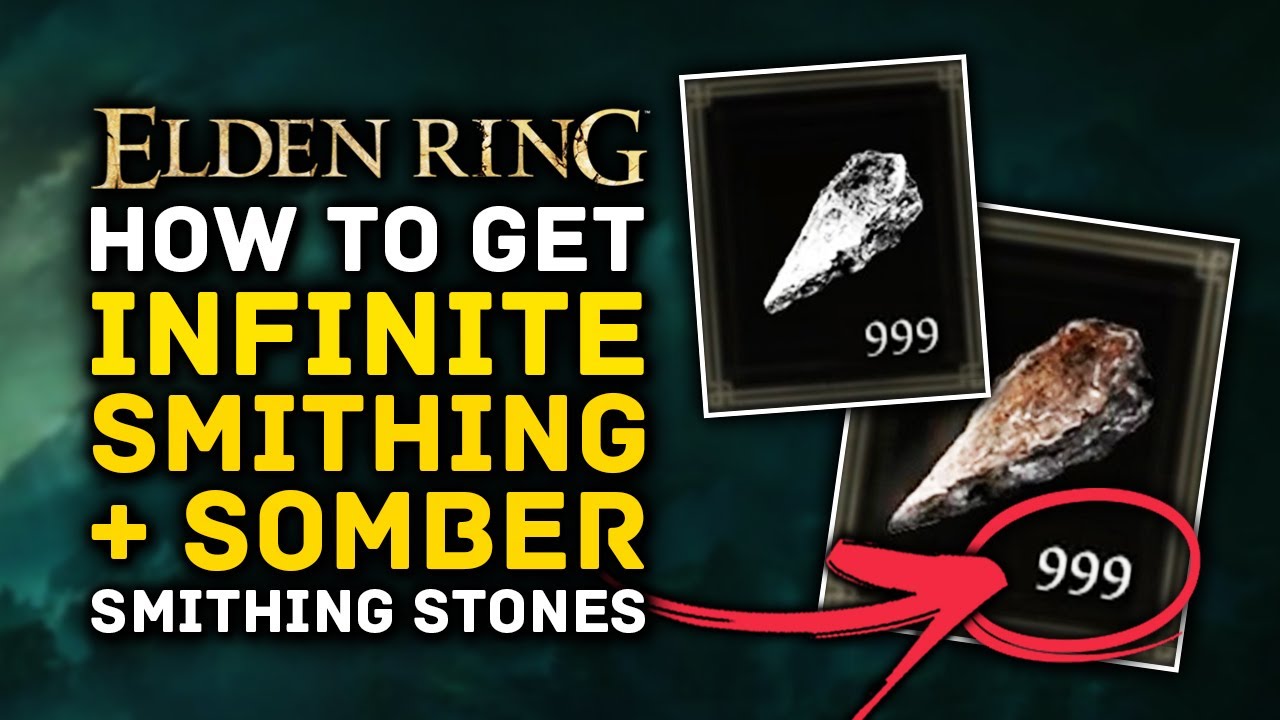 Elden Ring | How to Get INFINITE Smithing Stone & Somber Smithing