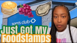 SHOP WITH TERESA AT SAM’S CLUB FOR SUMMER FOOD/SNACKS| I JUST GOT MY FOODSTAMPS