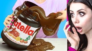 FOOD SLIME  Oddly Satisfying Video Compilation  ASMR, Slime Pressing and more !