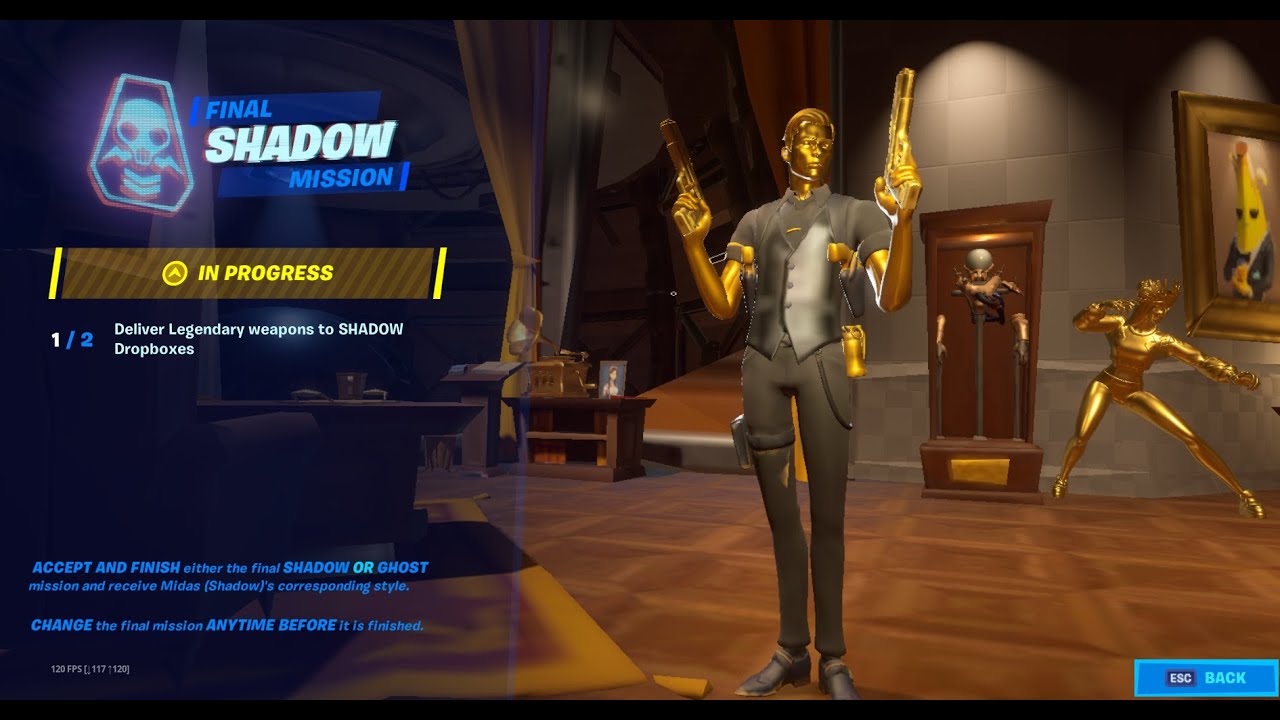 Deliver LEGENDARY WEAPONS to SHADOW Dropboxes - FINAL MIDAS CHALLENGE