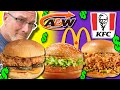 3 Spicy Chicken Sandwiches | KFC vs A&W vs McDonald's | Who's the Hottest???