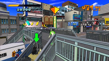 [HD]Jet Set Radio HD Jet Walkthrough Part 3[Love Trap]