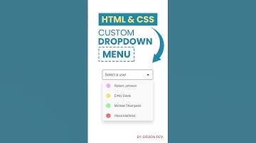Dropdown Menu HTML CSS w/o JavaScript #100daysofcode #coderlifestyle #webdeveloper