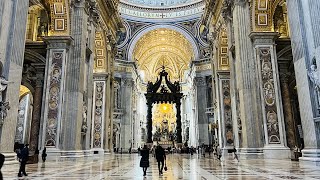 Celebrity The Inside Tour of Saint Peter’s Basilica | December 2021 | Vatican City Net Worth