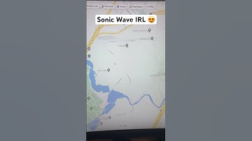 SONIC WAVE IRL Geometry Dash Reference 😮‍💨 #geometrydash #mostpopular #maps #gd