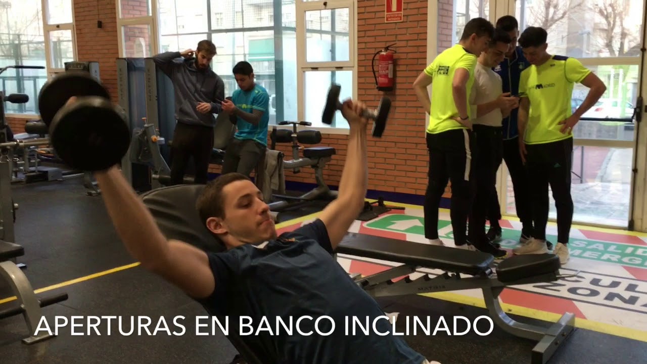 Musculación - Aperturas En Banco Inclinado camera iphone 8 plus apk