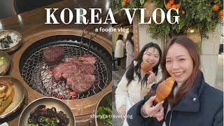 KOREA VLOG 🍜 eating everything I possibly can (salt bread, fruit mochi, hanwoo, and more...)