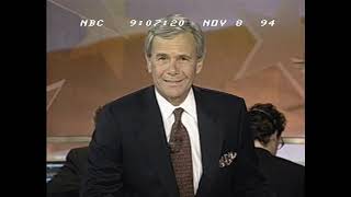 Election Night 1994 (midterms) NBC News Coverage