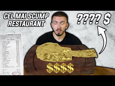 AM MANCAT LA CEL MAI SCUMP RESTAURANT DIN ROMANIA