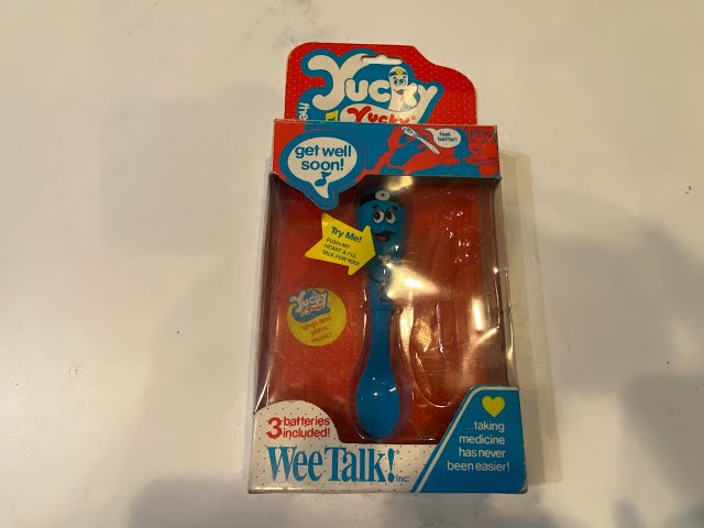 Detailed Look at @ 1992 Yucky Yucky Singing Get Well Spoon Sick