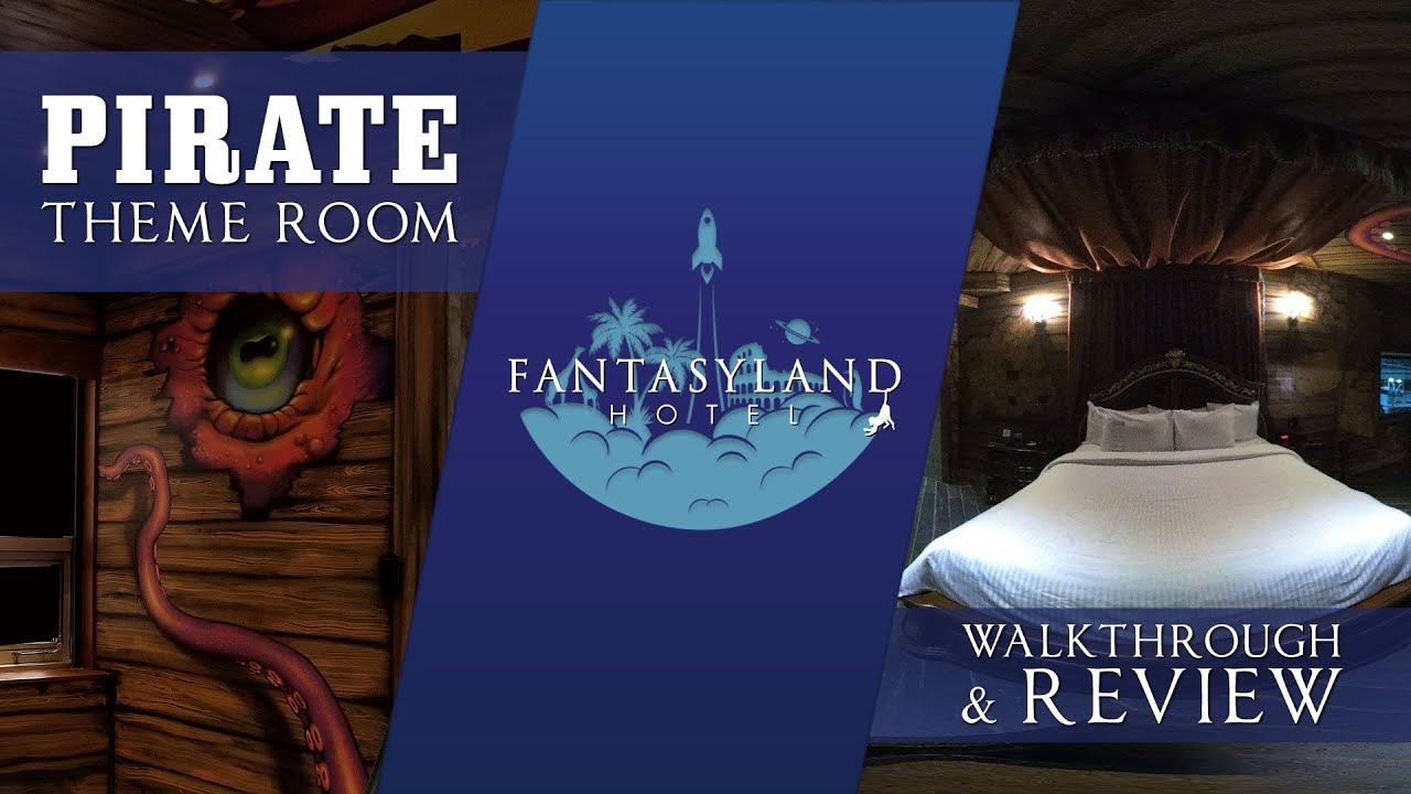 Pirate Theme Room With A World Waterpark Window At The Fantasyland Hotel Best Edmonton Mall Youtube