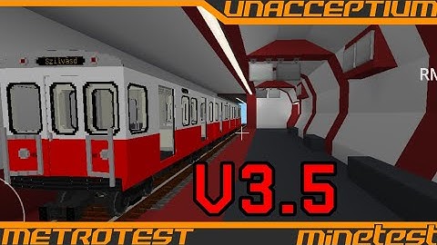 Metrotest V3.5 trailer | Luanti railway map