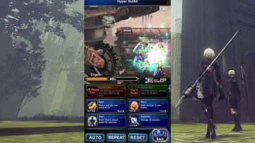 Final Fantasy Brave Exvius (FFBE) - Nier Automata Elite Raid Boss (Whale Team)