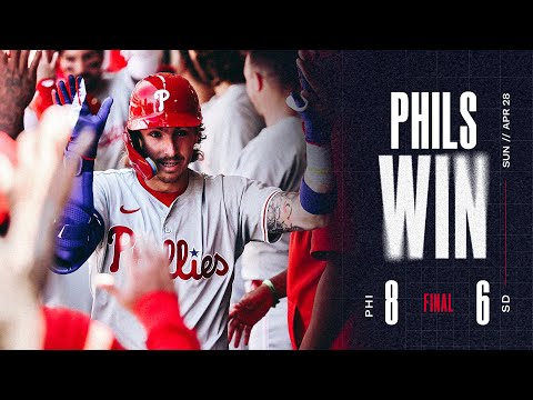 Phillies vs. Padres Game Highlights (4/28/24) | MLB Highlights