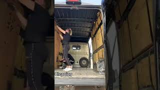 Päivä 1 Pakuprojekti Day 1 Converting Campervan