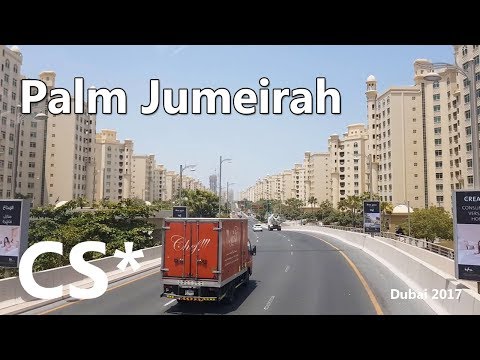 Palm Jumeirah island, Dubai