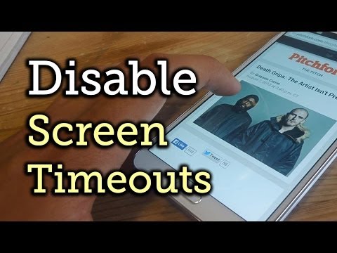 Disable Screen Timeouts for Certain Apps - Samsung Galaxy Note 3 [How-To]