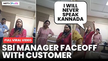 Bangalore SBI Manager Refuses To Speak In Kannada, Language Row Erupts Again