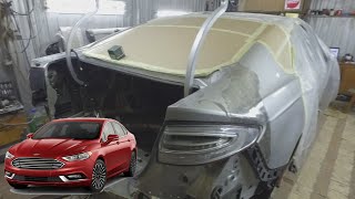 ford fusion удаление панели и споттерные работы