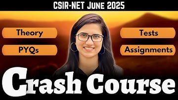 Crash Course CSIR NET Chemistry | CSIR NET Chemical Science Preparation | CSIR NET June 2025 exam