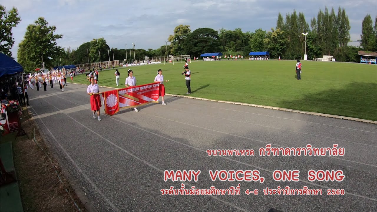 ขบวนพาเหรด กรีฑาดาราวิทยาลัย MANY VOICES, ONE SONG ระดับชั้นมัธยมศึกษาปีที่ 4-6 ประจำปีการศึกษา 2568