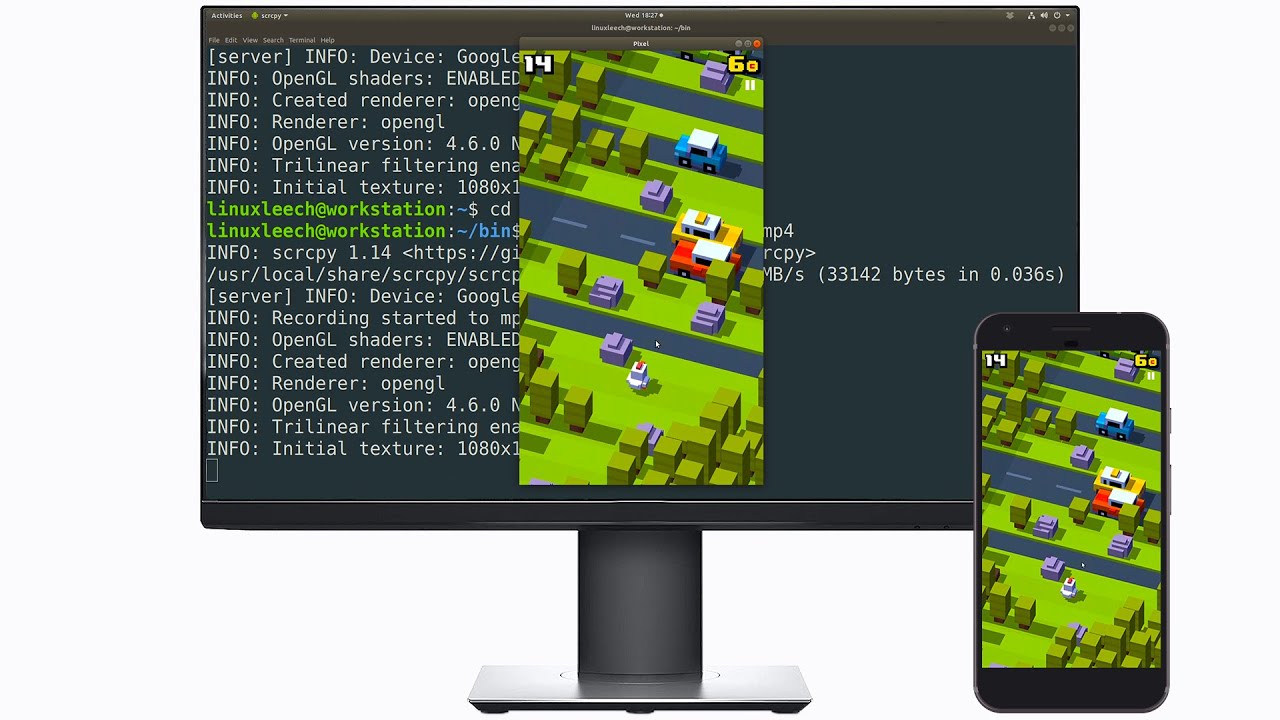Control and Record Android From PC Linux YouTube
