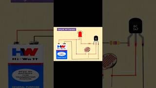 💡 How to Make LDR Light Sensor Circuit | Easy Electronics Project 🔥 #viral #diy #project