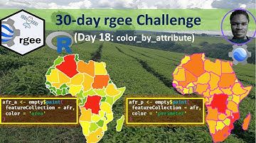 Google Earth Engine in #R #rgee #30DayMapChallenge 18_color_by_attribute