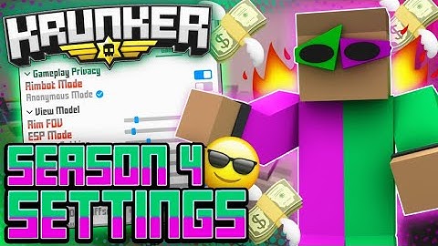 HIGH FPS KRUNKER SETTINGS! (Season 4)