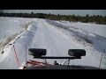 Snow Plowing "Roof Cam" Plowing Cranberry Marsh Dikes