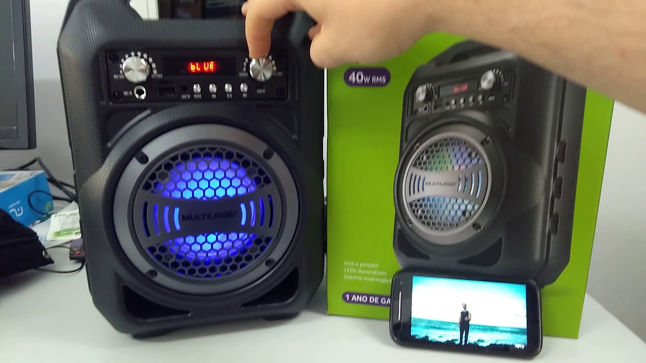 Caixa De Som Lenoxx Ca 313 Caixa De Som Sp256 Bluetooth Fm Sd P2 Usb Preta Multilaser Youtube