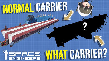 Space Engineers Diagonal Flight Deck Carrier, What? And Why? Smart Ship Design Compromise