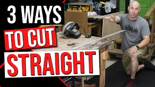 How To Make Straight Cuts with a Circular Saw and a Straight Edge or a Kreg Rip Cut