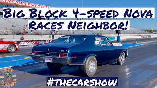 Dirk Olson Stick Shift 1969 Nova 396Ci Nhra Stock Eliminator As Drag Racing Indy 2023 Us Nationals