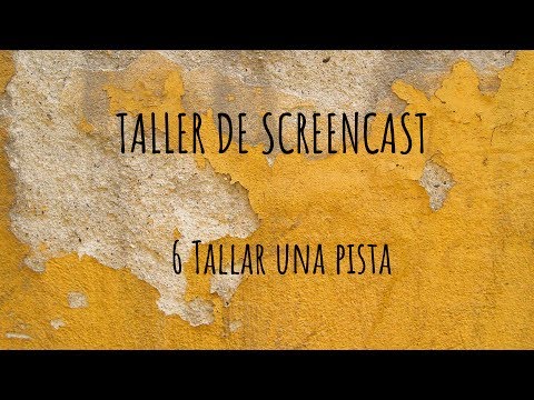 Vídeo: Com Tallar Una Pista