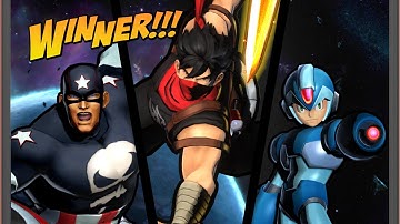 Ultimate Marvel Vs  Capcom 3: Arcade Mode feat. Strider Hiryu, Captain America, and Zero