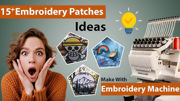 15+ Embroidery Patches Ideas I Make With Embroidery Machine || Zdigitizing