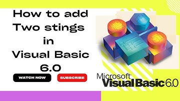 How to Add two string in Visual Basic ||video -3  #code #visualbasicforapplications #visualbasic