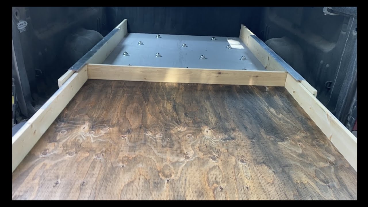 190 RollOut Truck Bed Cargo Shelf YouTube