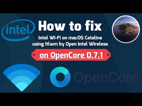 How to fix Intel Wi Fi on macOS Catalina using Itlwm by Open Intel Wireless on OpenCore 0.7.1