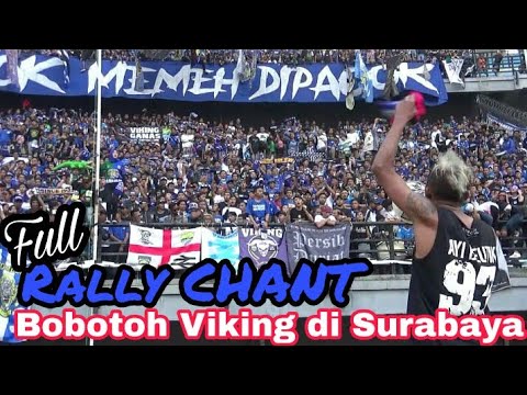 Berisiknya Ribuan Bobotoh Viking Persib Bersuara di Stadion GBT Surabaya | Persebaya vs Persib