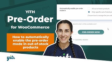How to automatically enable pre-order mode in out-of-stock products - YITH Pre-Order for WooCommerce