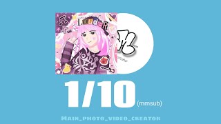 1/10 by Tenxi & Ryo (mmsub)
