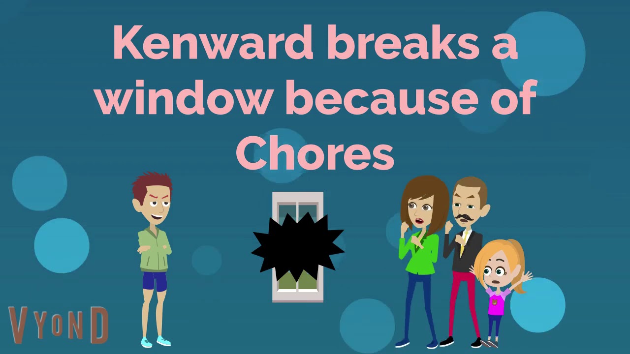 Kenward breaks a window because of chores/grounded - YouTube.