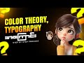 Color Theory နဲ့ Typography အကြောင်း ( Day 3) ✨#graphicdesign #myanmar #youtube #colors #typography