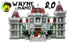 Custom LEGO Wayne Manor Build from Joker Manor set 70922