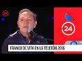 Así fue la presentación de Franco de Vita en el cierre de la Teletón 2016 | 24 Horas TVN Chile