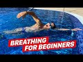 4 steps to learning how to breathe when swimming