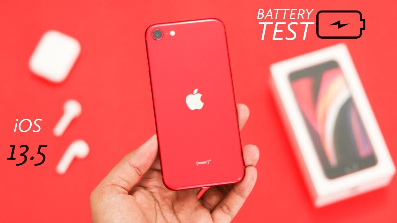 iPhone SE  2020  detailed battery test  Better after iOS 13 5 update 